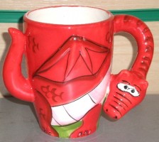 welsh dragon mug