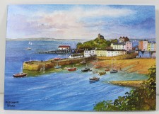 card of tenby harbour
