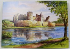 scenery of caerphilly castle