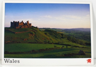 poca6 Postcard of Carreg Cennen Castle, Dyfed Wales