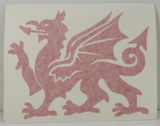 welsh dragon sticker