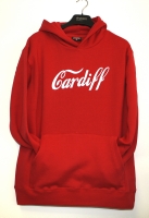 red cardiff hoodie