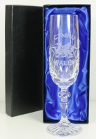wales crystal champagne glass