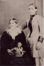 Hannah Barratt nee Sargent with her mother