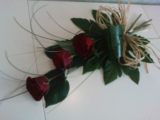Rose tied sheaf