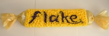Flake in flowers - funeral tribute