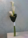 Bridesmaids calla bouquet