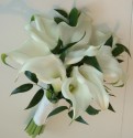 Ivory calla lily bridal bouquet