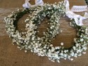 Flower Girls gypsophilia hair Circlet headband