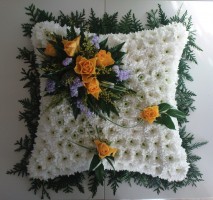 Based funeral cushion