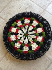 Dart Board Funeral Tribute