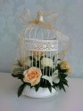 Birdcage wedding table centres