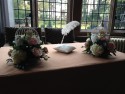Birdcage vintage wedding table decoration West Midlands