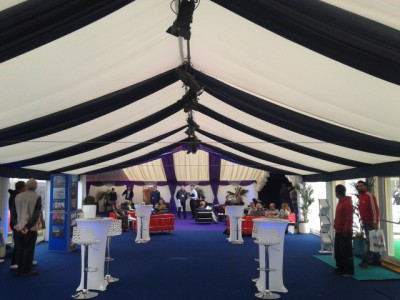 6x9 marquee hold upto 60 people but this 300
