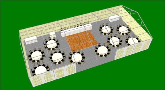 THIRTY X 60FT MARQUEE EXAMPLE