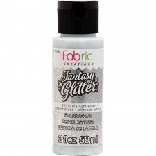 Fabric Creations Fantasy Glitter 2oz Starlight Silver