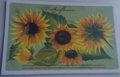Sunflowers Recipe Card Pack