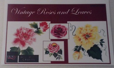 Vintage Roses and Leaves Recipe Card Pack