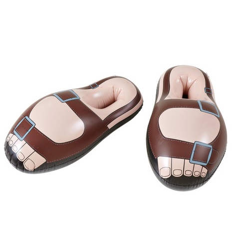 Inflatable sandals