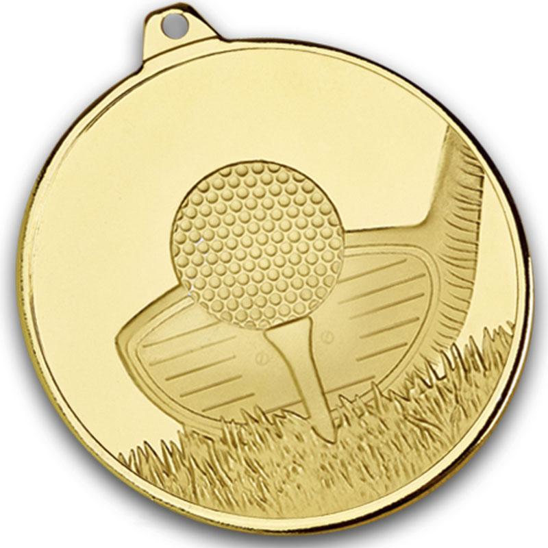 Frosted Glacier Golf Club Medal