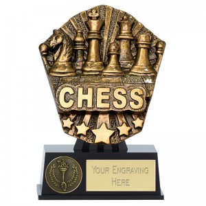 Personalised Engraved Cosmos Chess Great Player Team Award 