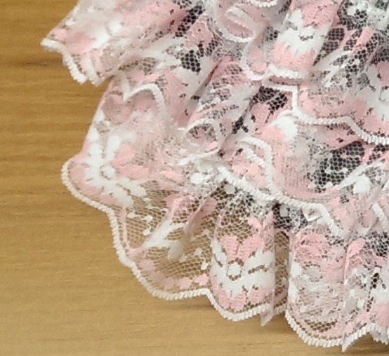 113 Chiffon covered waterproof frilly pants/rubbers