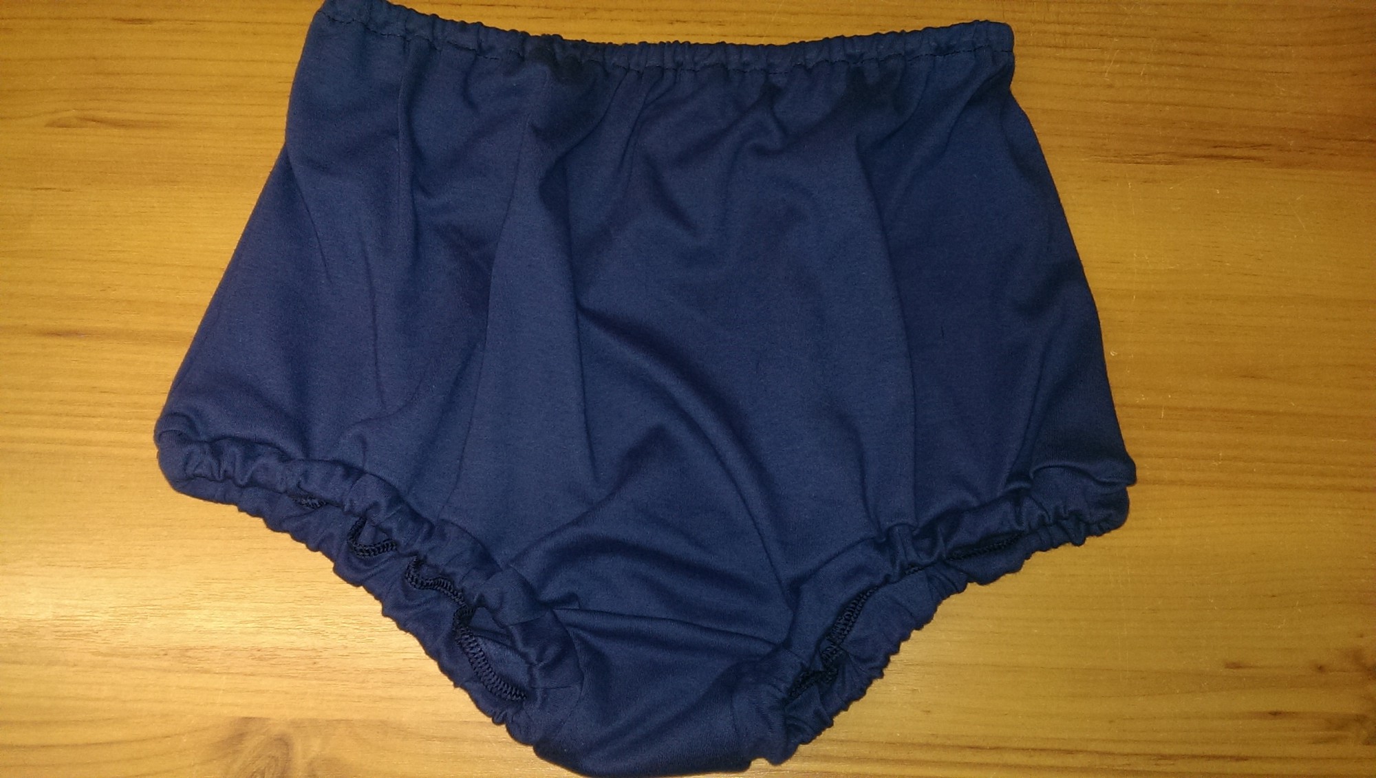 2 x VINTAGE 1970s 'BEAUTEX' GYM KNICKERS NAVY AGE 13-15