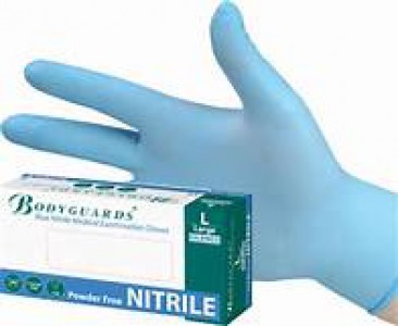 Nitrile Gloves Blue (powdered or Powder-free)