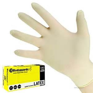 Latex Gloves (lightly powdered)
