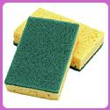 Sponge Backed Scourers