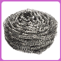 Metal Scourer stainless steel x 10 per pack