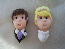 Wedding Heads Card Toppers