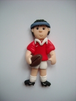 Rugby Player Card Topper