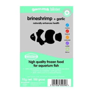 BRINE SHRIMP (BLISTER PACK ) WITH GARLIC