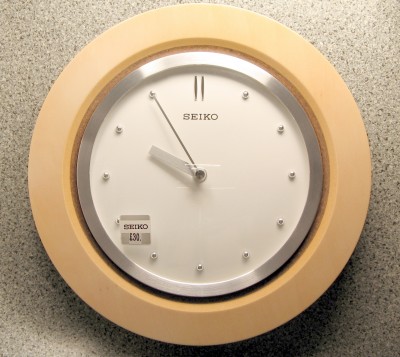 Seiko Wood Wall Clock                                                                                                                                                                                                                                          