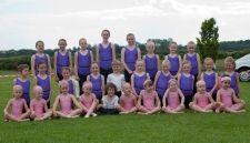 Dance Students participating in East Cowton Village Fete Day 2011