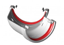 Half Round 135� Gutter Angle