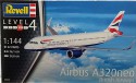 1/144 Scale Revell Airbus A320 neo British Airways