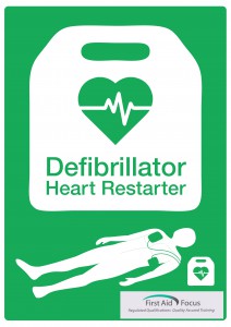are defibrillator sign