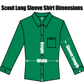 SCTELSSH Scout Teal Long Sleeve Shirt : £20.99