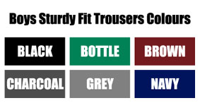 BOSTFITRZC Boys Sturdy Fit Trousers : from £14.99