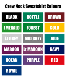 CNSSZC260 Crew Neck Sweatshirt : from £10.49