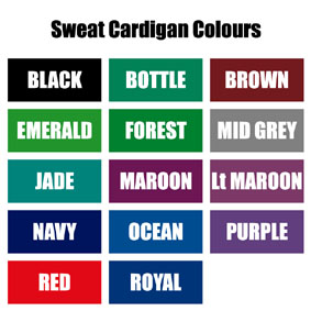 SWCAZC260 Sweat Cardigan : from £12.49