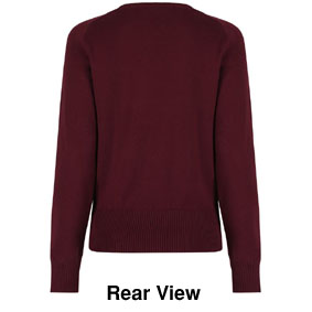 RKGIVNKPRKPF Girls Cotton V-Neck Knitted Pullover : from £19.49