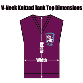 MFCBMAVNKNTT Crooksbarn Primary Maroon V-Neck Knitted Tank Top : from £18.99