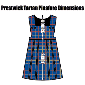 BAPMRBPWTAPF Priors Mill Prestwick Royal Tartan Pinafore Dress : £26.99