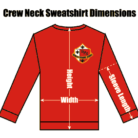ZCBPRECNSS26 Bewley Primary Red Crew Neck Sweatshirt : from £12.99
