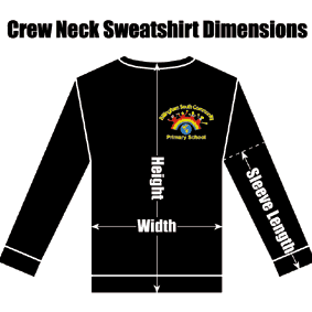 ZCBSBLCNSS26 Billingham South Black Crew Neck Sweatshirt : from £12.99