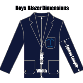 STOLBONBBL Our Lady OTMHR Boys Navy Blue Blazer : from £26.99