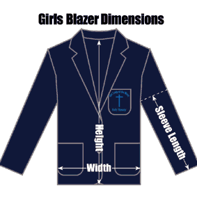 STOLGINBBL Our Lady OTMHR Girls Navy Blue Blazer : from £26.99